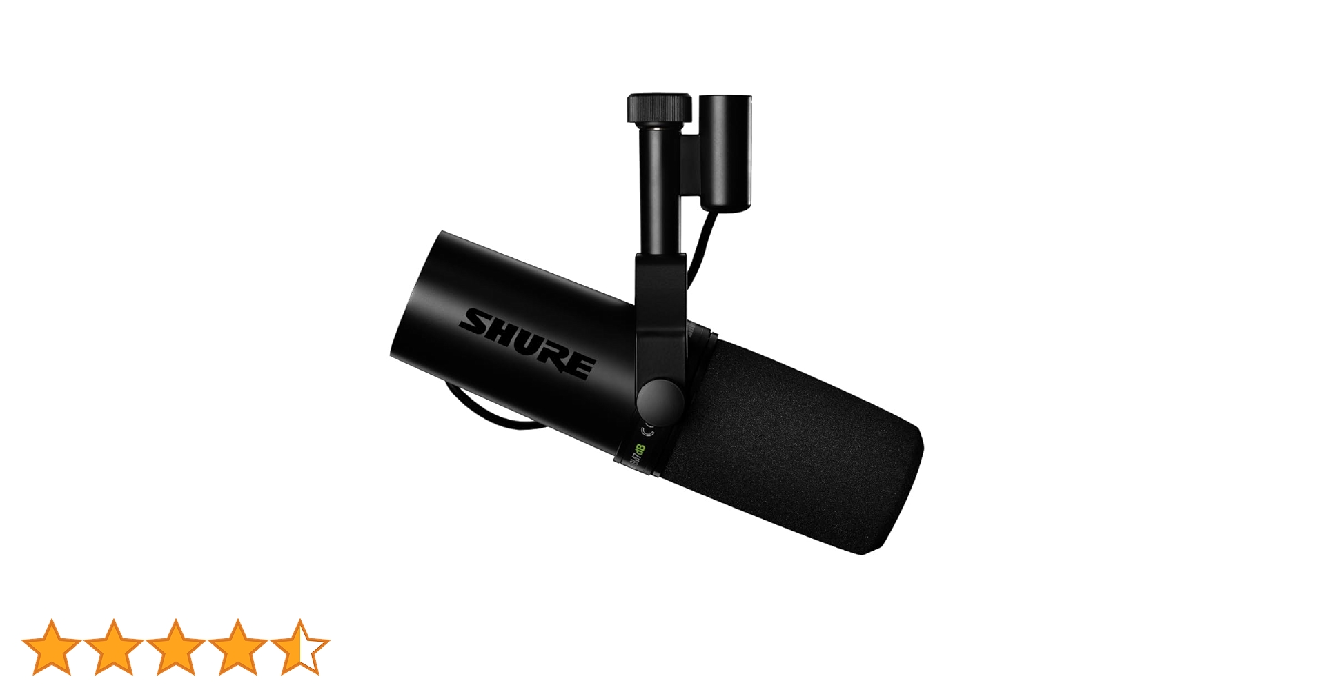 【美品】SHURE SM7dB XLRケーブル付 ダイナミック マイク カーディオイド型 SHURE SM7dB 《国内正規品 2年